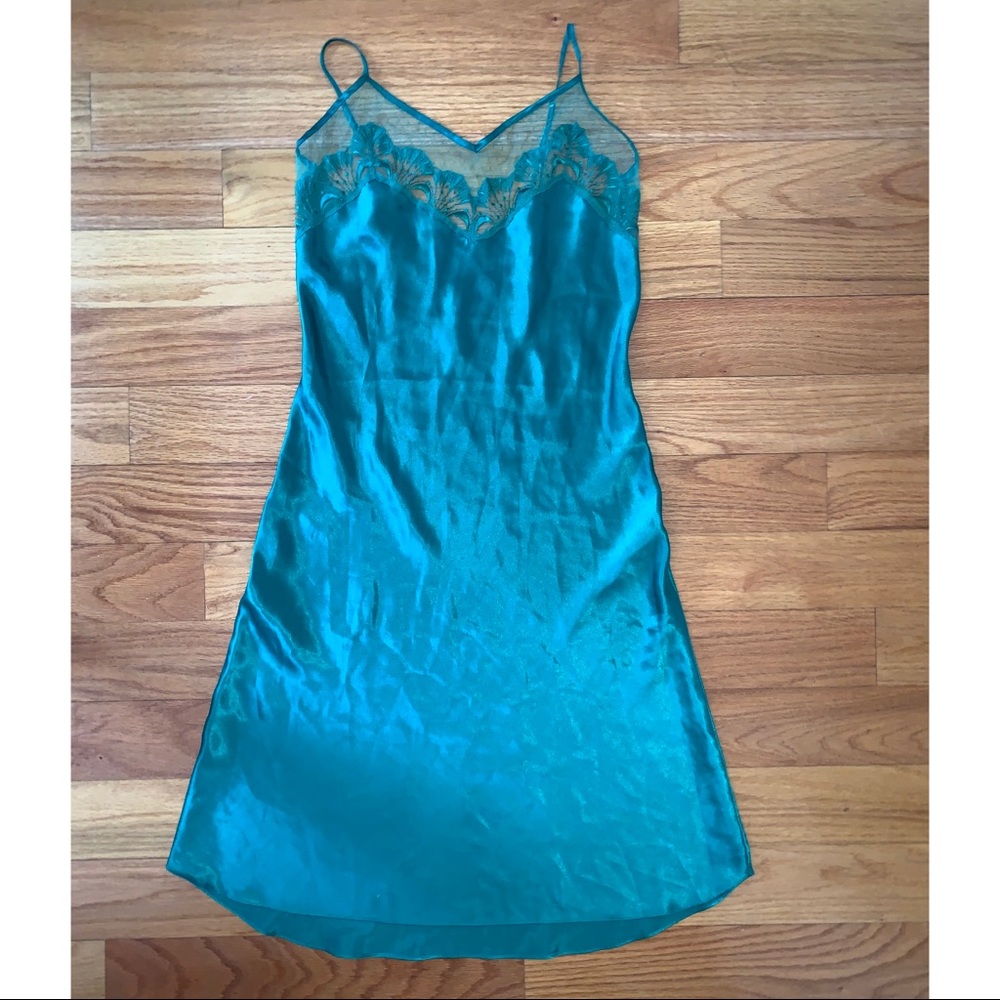 Vintage silk lingerie dress victoria secret